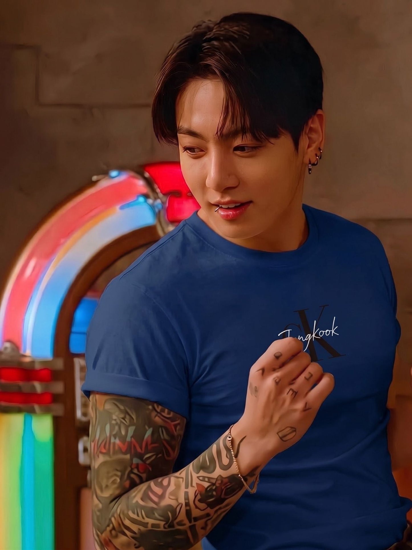 JUNG KOOK x CK MONOLOGO TEE