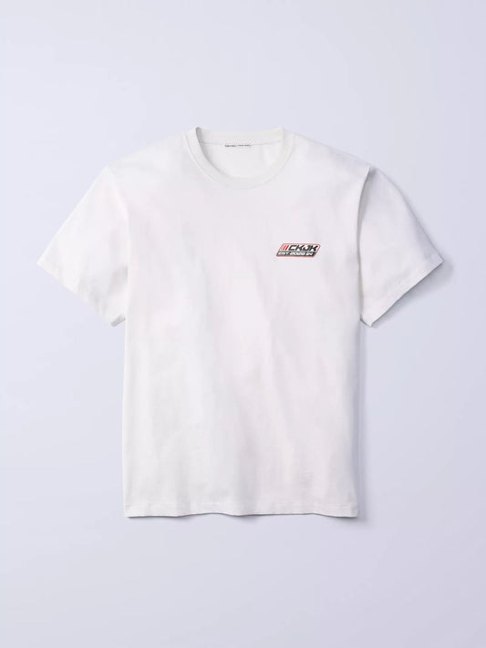JUNG KOOK x CK LOGO BADGE RELAXED TEE