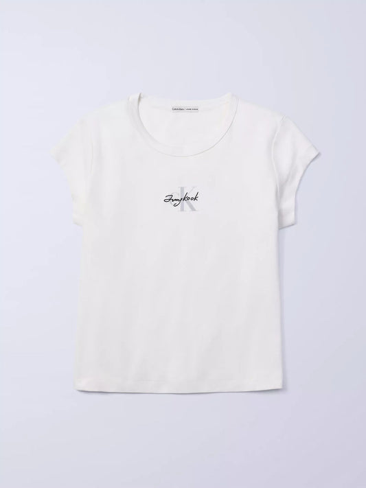 JUNG KOOK x CK MONOLOGO BABY TEE