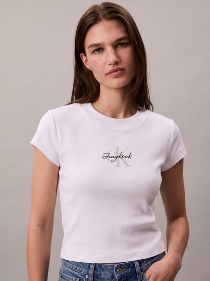 JUNG KOOK x CK MONOLOGO BABY TEE