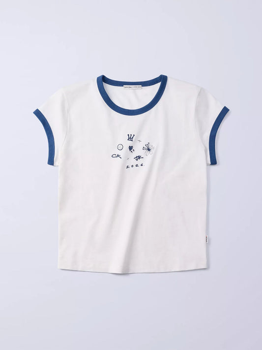 JUNG KOOK x CK RINGER BABY TEE