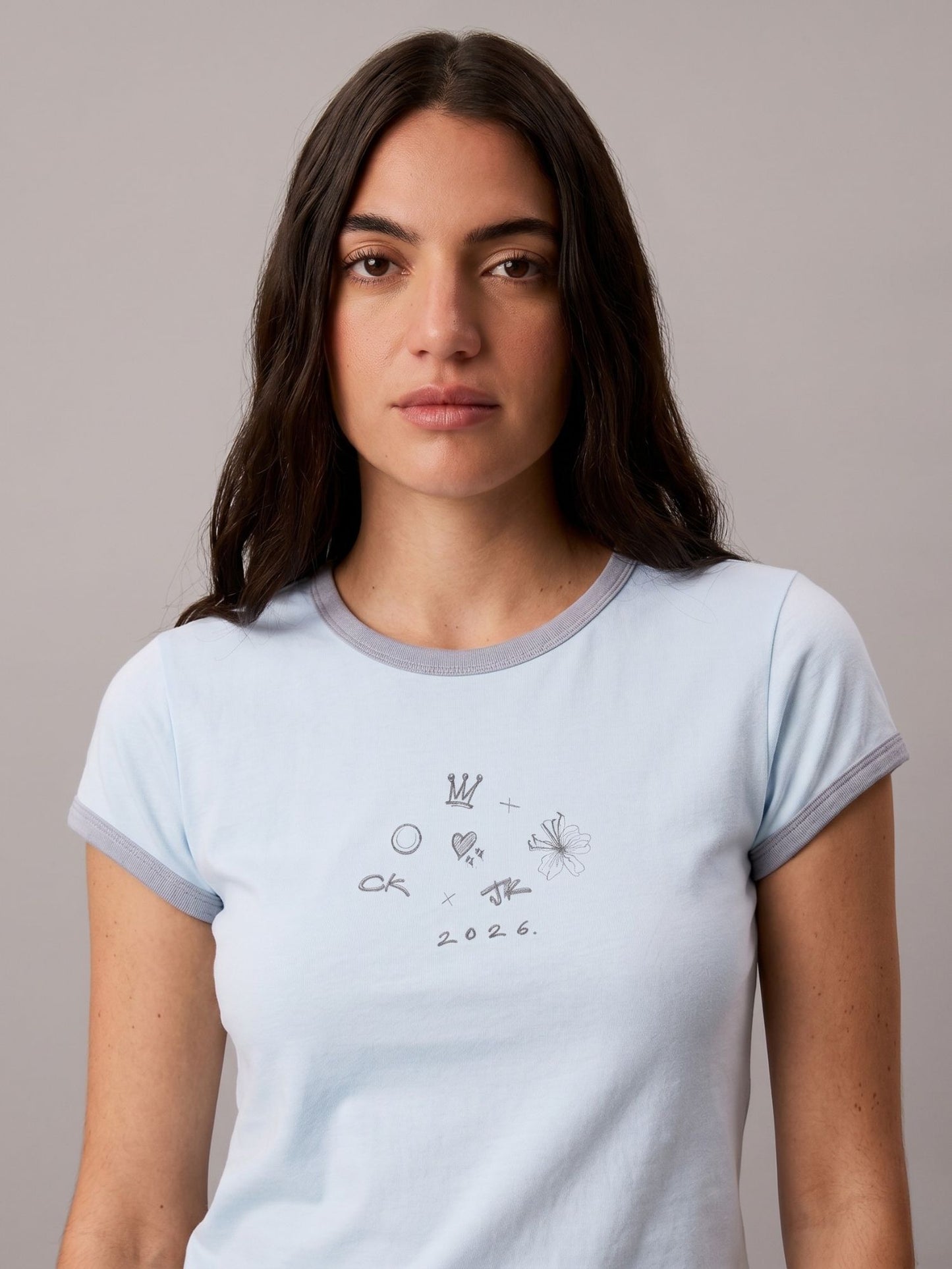 JUNG KOOK x CK RINGER BABY TEE