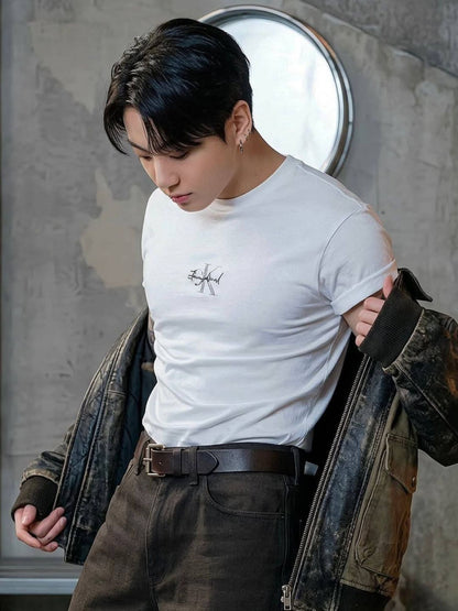 JUNG KOOK x CK MONOLOGO TEE